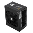 Zwarte voeding 850W voor PC behuizing met ondersteuning voor ATX 3.0 en PCI-e 5.0, universele invoer 100–240V, afmetingen 10x12,5x6,4 cm 3