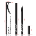 Zwarte waterdichte vloeibare wenkbrauwpotlood 0,6 ml Langdurige eyeliner Zweetbestendig Fijne punt Snel drogend Make-up accessoire 2
