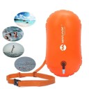 Zwemboei 48 x 29 cm Opblaasbare veiligheidsboei voor zwemmen Ecologisch PVC 0,35 mm Zichtbare boei voor open water 6