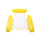 Zwevend Hangoogstoel 133 x 100 cm PVC Opblaasbare Loungebank met Rugleuning en Armleuningen Drijvende Stoel voor het Zwembad 4