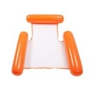 Zwevend Hangoogstoel 133 x 100 cm PVC Opblaasbare Loungebank met Rugleuning en Armleuningen Drijvende Stoel voor het Zwembad 6