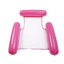 Zwevend Hangoogstoel 133 x 100 cm PVC Opblaasbare Loungebank met Rugleuning en Armleuningen Drijvende Stoel voor het Zwembad 2