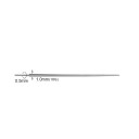 Zwężone wkręcane kołki 0,5 × 1,00 mm 18G ze stali chirurgicznej Narzędzie do piercingu ucha, wargi i nosa 2