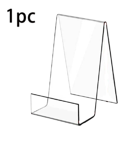 1 kpl Moderni akryylinen kirjateline 10 x 9 x 7,5 cm Läpinäkyvä kirjateline, tabletti, nuotit, lehdet ja taideteokset Koristeellinen teline