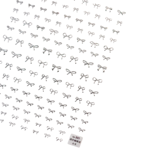 1 ks Nálepky na nechty s mašľami 3D dizajn Nail Art obtisky Sladké samolepiace dekorácie na nechty DIY príslušenstvo na zdobenie