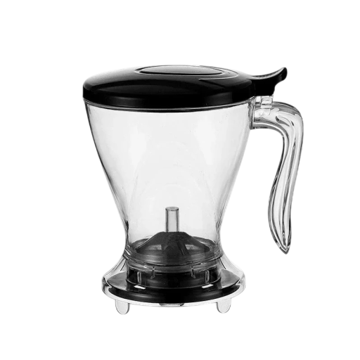 1 ks překapávač na kávu s filtrem 580 ml 16 x 10 cm PC materiál transparentní ruční příprava kávy pour over