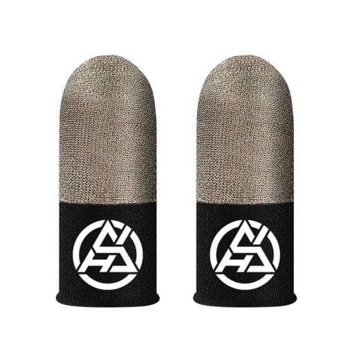 1 Paar Gaming-Fingermanschetten für das Telefon, 4,6 x 2,5 cm, Touch-Handschuhe für PUBG-Handyspiele, empfindliche Anti-Rutsch-Manschetten