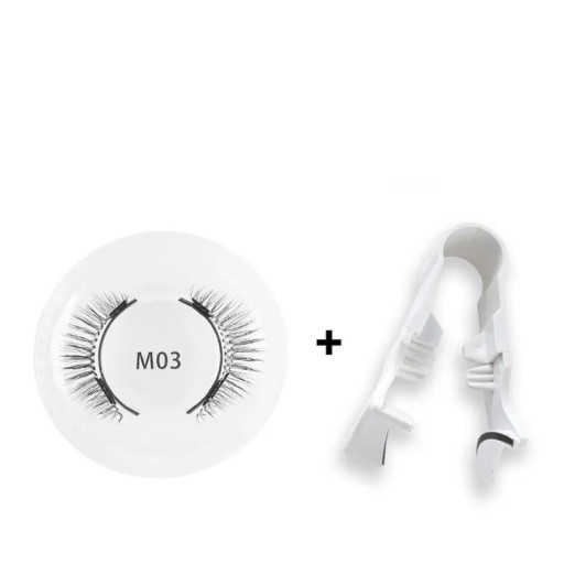 1 paire de cils magnétiques 3D avec pince à épiler Effet naturel Cils réutilisables et résistants à l'eau Ensemble de maquillage facile à appliquer