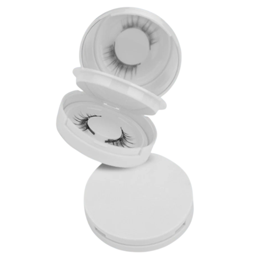 1 par de pestañas magnéticas 3D con pinza Apariencia natural Pestañas reutilizables resistentes al agua Sin pegamento kit de maquillaje