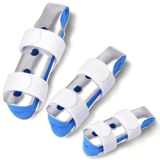 1 pieza de soporte para dedos, estabilizador de dedos para fracturas, enderezamiento de articulaciones, soporte para artritis, inmovilización de dedos, ayuda para rehabilitación.