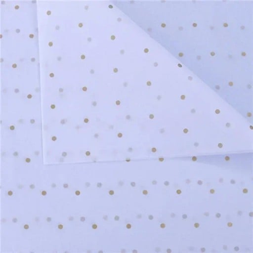 10 Blätter Seidenpapier 50 x 70 cm Mit Punkten auf weißem Hintergrund Verschiedene Farben Elegantes Geschenk- und Blumendekopapier