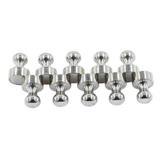 10 ks Super silný neodymový magnet magnetické pripináčiky Prísavka pripináčika pripináčika s oceľovým magnetom pre bielu tabuľu chladničky 12x16 cm
