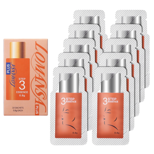 10 pz siero nutriente per laminazione ciglia 0,8 g Passo 3 Cura permanente Rigenerazione e nutrizione delle ciglia 5–7 min Lash lifting per ciglia più folte