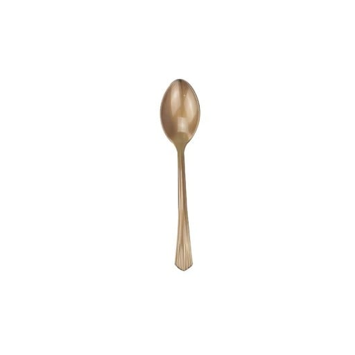10 unidades Cucharas de plástico desechables 18,5 cm Apariencia realista de cubiertos clásicos Cucharas firmes para postres comida catering