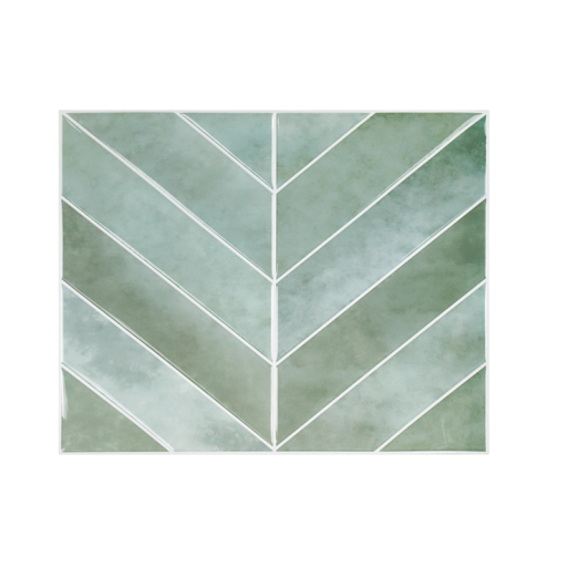 10 unidades de azulejos autocolantes 29 x 23 cm efeito 3D azulejos à prova de água em forma de V decoração de parede para a cozinha e casa
