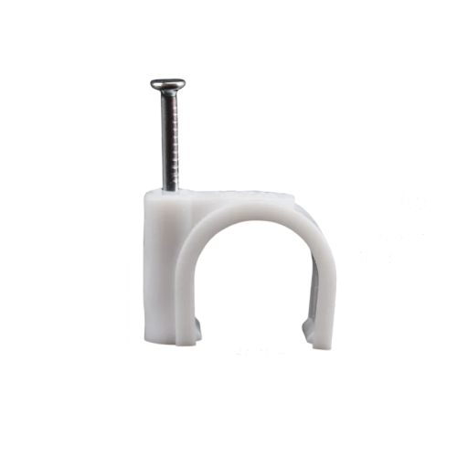 100 ks kabelové svorky 8×18 mm pro upevnění kabelů organizace vedení kabeláže uchycení kabelů na stěnu a povrchy