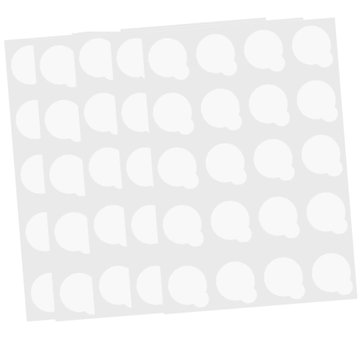 100 pcs Paper Adhesive Pads for Eyelash Extensions Round Disposable Pads Lash Extension Accessories