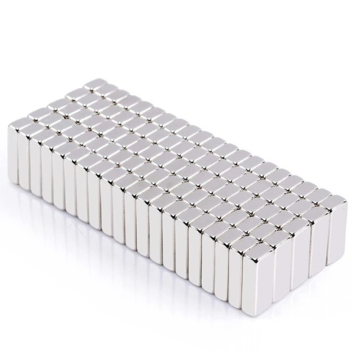 100 pcs Super Strong Neodymium Rectangular Magnets 10 x 5 x 3 mm Strong Magnets for Models Furniture Office Workshop School Crafts Technology DIY Projects