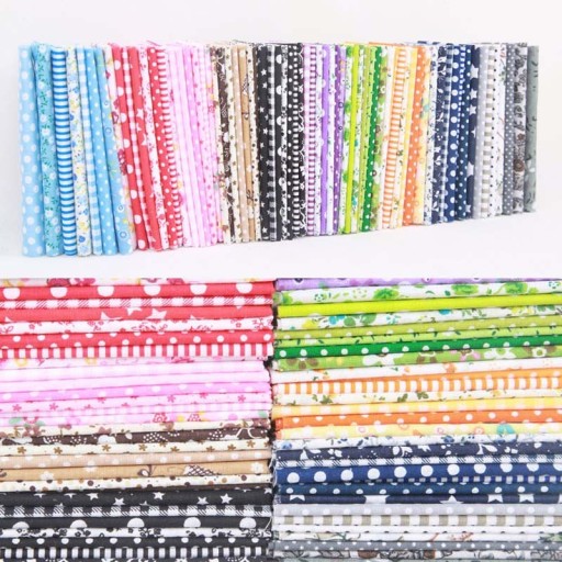 100 pièces de tissu en coton pour la fabrication de masques 25 x 25 cm