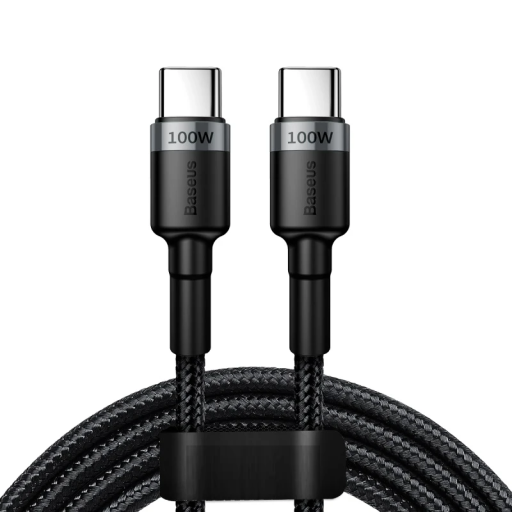100 W:n pikalatauskaapeli USB-C, 2 m, kaksois-USB C - USB Type C, PD 5A, data- ja latauskaapeli, synkronointi ja lataus