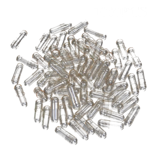 1000 pcs capsules vides en gélatine pour médicaments taille 2 cm gélatine emballage transparent pour le remplissage de compléments et de poudres