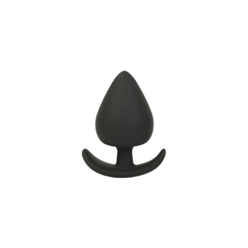 Silikon buttplug med handtag storlek M 3,5 cm ergonomisk form slät yta lättskött diskret förpackning