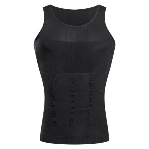 Kompressionslinne för män Slimming Shapewear Compression T-shirt för män Sömlösa kompressionskläder Sport- och fitnesslinne