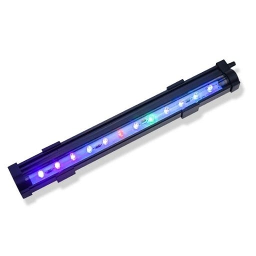 Akvarium LED-lampa 35,5 cm Färgglad belysning med luftbubblor Dekorativt undervattensljus för akvarier Vattensyresättning