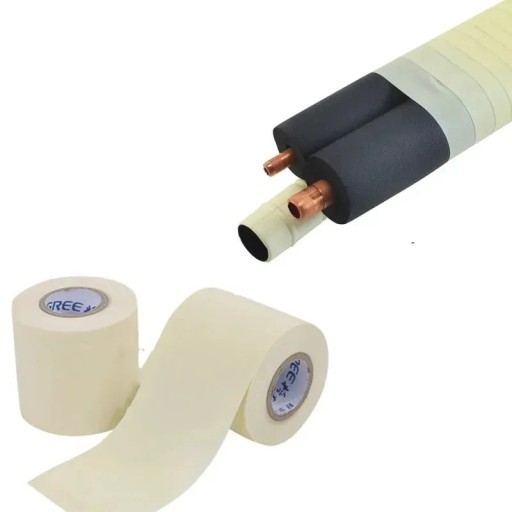 Isoleringstejp för installation av luftkonditionering, 10 mx 60 mm, fuktbeständig, för rörisolering och tätning