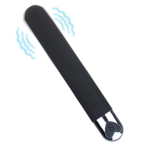 Silikonvibrator med slät yta, behaglig och hudvänlig, diskret förpackad och lättskött