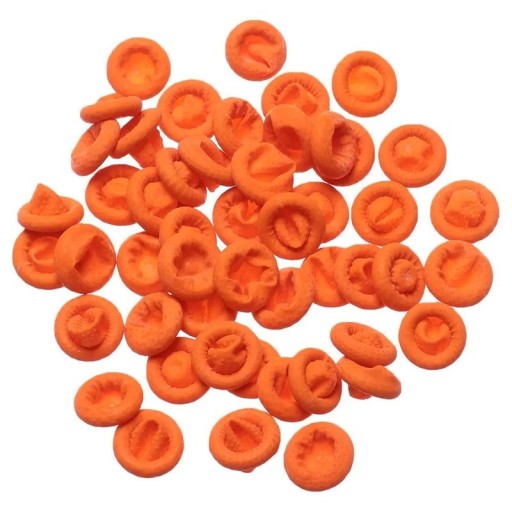 100pcs Non-slip Latex Finger Protectors Made of Natural Rubber Reusable Sleeves M 27mm Manicure Nail Art