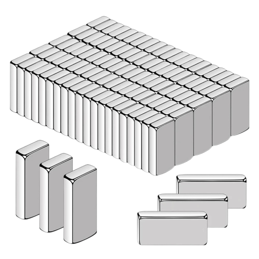 80 st Superstarka neodymrektangelmagneter 20 x 10 x 3mm Starka magneter för möbelmodeller Ingenjörsverkstad Kontorstillverkning Hantverk Dekoration