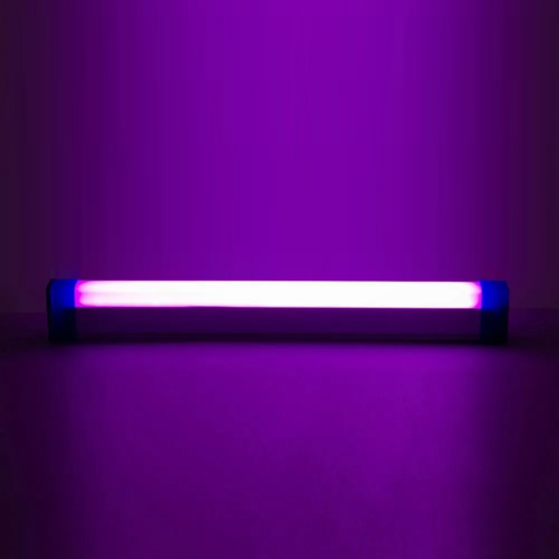 Färgglad tub lila ljus 32 cm USB Dekorativ belysning USB-belysning för interiör RGB-belysning Lila ljus LED bordsdekoration