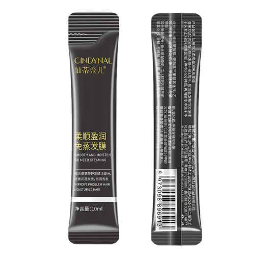 Keratin hårmask 10 ml Intensiv regenerering och näring Reparation av skadade toppar Återställ glans och styrka Djupvård