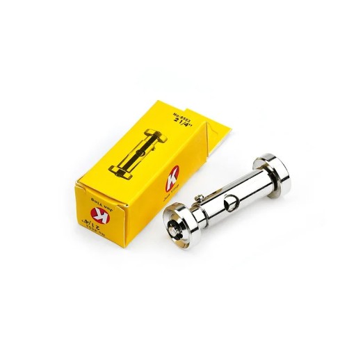 Urmakares urverkshållare, helmetallcylinder med hål för att säkra urverket vid reparation, höjd 4,5 cm