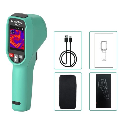 FY12 bärbar värmekamera med 240x240 upplösning, 4 GB minne och USB-C-laddning