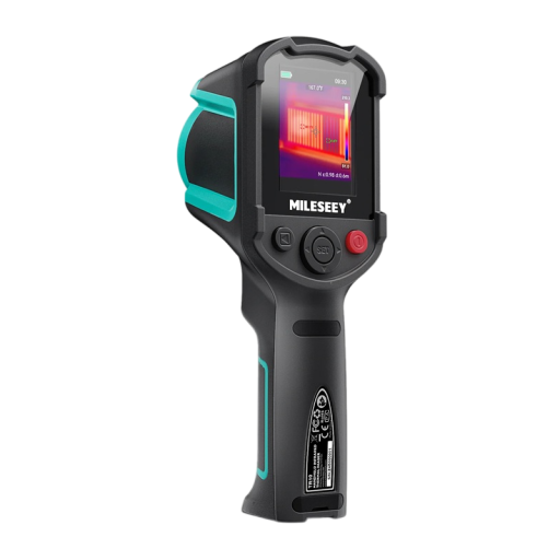 Mileseey värmekamera med 192x192 upplösning, 50mK känslighet och 8 timmars batteritid, punktspårning, 30 000 bilder, USB-C
