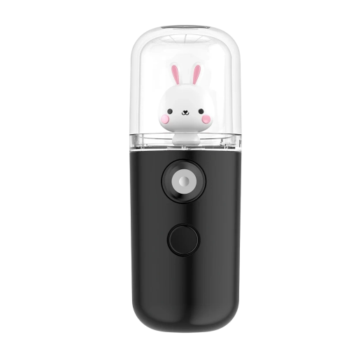 Mini USB nano-förångare 30 ml 10 x 3,7 cm Bärbar luftfuktare med kaninhudfräschare med fin dimma för resor och hemmet