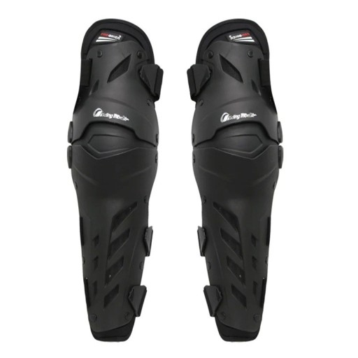 Knäskydd för motorcykel och cykel 43,5 x 15,5 cm Set med knäskydd i PVC Hållbar skyddsutrustning mot stötar på motorcykel och cykel