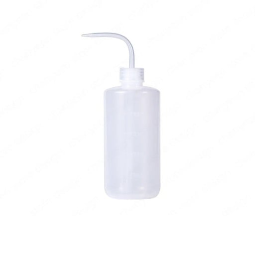 Böjd sprayspridare 500 ml transparent plastflaska för trädgård, kök och laboratorium med exakt dosering