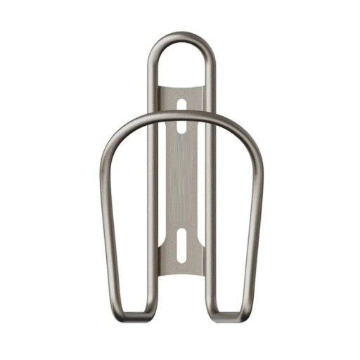 Hållare för vattenflaska i titan 14,2 x 6,5 cm Lätt, rostfri cykelhållare Hög hållbarhet Låg vikt Enkel att montera på cykeln