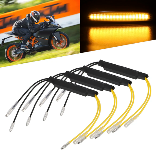 4 st. motstånd 26 ohm 12V 21W LED-blinker blinkande hastighetsregulator motstånd för blinkers motorcykel bil blinkersmodul