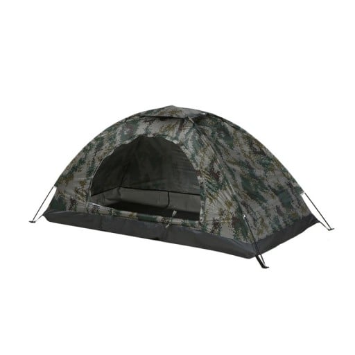 Ultralätt bärbart tält för 1 person 200x100x100 cm Enkelskiktat vandringstält UPF 30+ UV-skyddande syntetiskt laminat för camping och strand
