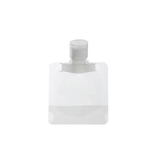5 st tomma resepåsar 30 ml PET-doseringspåsar för schampo, lotion, balsam, flytande kosmetikapåsar och toalettartiklar