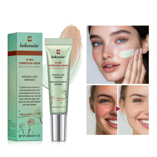 CC Cream Anti-rodnad SPF 25 15 ml 24 g Täckande tonad kräm med UV-skydd Hudåterfuktande återfuktande vård Känslig hud