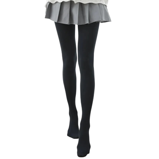 Damtights i hög nylon, 120D ogenomskinliga vinterstrumpor, varma elastiska strumpbyxor för kvinnor, höst- och vintermode