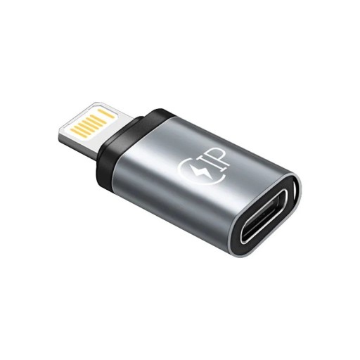 Lightning till USB-C-adapter 20W-konverterare för snabb laddning och dataöverföring från iOS-enheter till USB-C-tillbehör