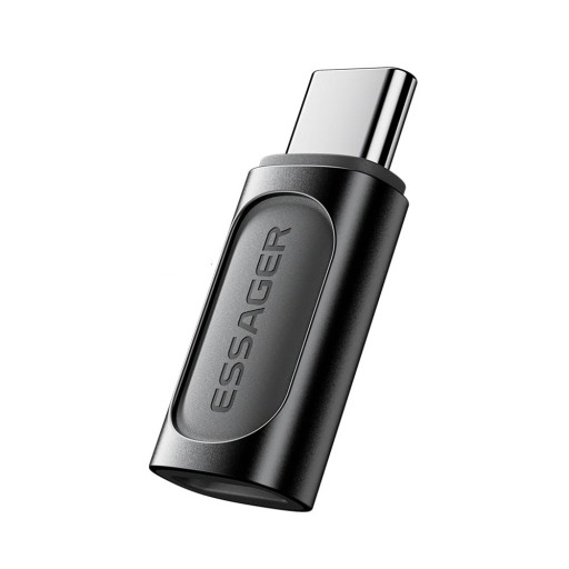 Lightning till USB-C-adapter med PD-stöd 20W OTG-omvandlare för att ansluta iPhone till USB-C-enheter