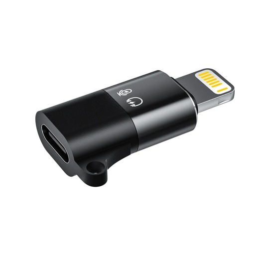 USB-C till Lightning OTG-adapterkonverterare Lightning-kontakt för iPhone Anslutning av hörlurar och USB-minne