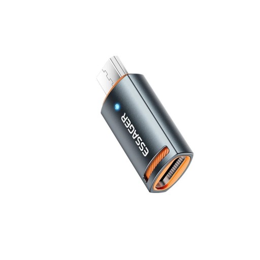 USB C till Micro USB OTG-adapter snabbladdning 3A och USB 2.0 dataöverföring